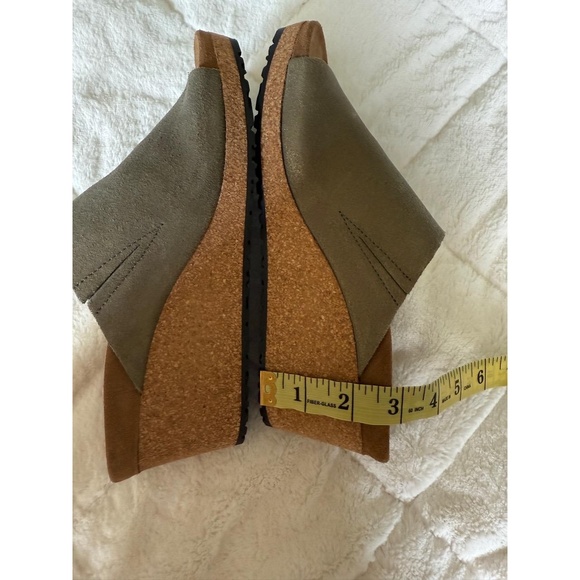 NWT Papillio Birkenstock Namica Wedge Slide Sandal Womens‎ 38 Metallic Gold - Picture 13 of 16